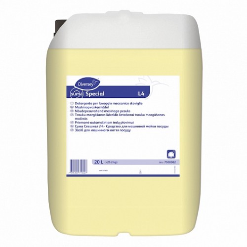 Жидкий детергент Diversey Professional Suma Special L4 для воды средней жесткости 20 л / 26 кг