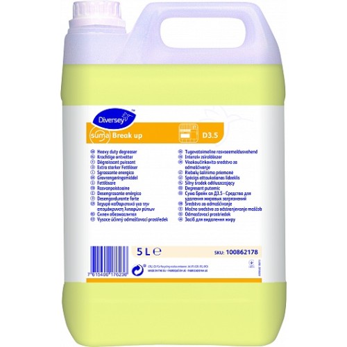 Средство Diversey Professional Suma Break up D3.5 для удаления жировых загрязнений 2 х 5 л