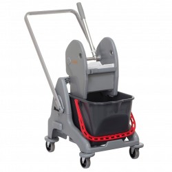 Одноведерная тележка с отжимом TASKI Single Bucket Cart Set, 15л
