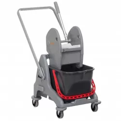 Одноведерная тележка с отжимом TASKI Single Bucket Cart Set, 15л
