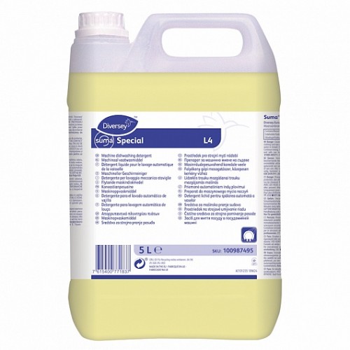 Жидкий детергент Diversey Professional Suma Special L4 для воды средней жесткости 2 х 5 л