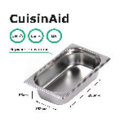 Гастроемкость 1/4 h=65 нерж. 265х162х65 CuisinAid CD-814-2