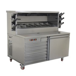 САЛАТ-БАР 1550Х720Х1400 Д/СЭНДВИЧЕЙ