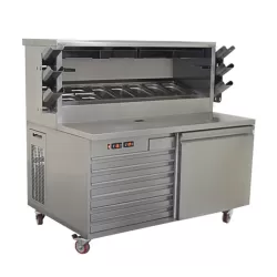 САЛАТ-БАР 1550Х720Х1400 Д/СЭНДВИЧЕЙ