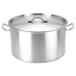 КОТЕЛ INDOKOR НЕРЖ.СТАЛЬ 12,0Л, 25Х25СМ С КРЫШКОЙ