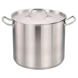 КАСТРЮЛЯ INDOKOR PROFESSIONAL НЕРЖ.СТАЛЬ 10,9Л, 24Х24СМ С КРЫШКОЙ