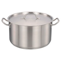 КАСТРЮЛЯ INDOKOR PROFESSIONAL НЕРЖ.СТАЛЬ 15,4Л, 28Х25СМ С КРЫШКОЙ