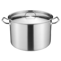 КАСТРЮЛЯ INDOKOR НЕРЖ.СТАЛЬ 14,0Л, 32Х20СМ С КРЫШКОЙ