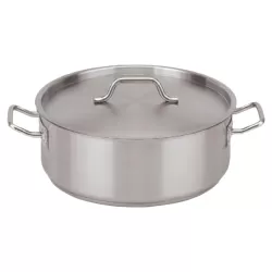 КАСТРЮЛЯ INDOKOR НЕРЖ.СТАЛЬ 7,0Л, 30Х10СМ С КРЫШКОЙ