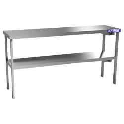 ПОЛКА ТЕПЛОВАЯ НАСТОЛЬНАЯ КОМБИНИРОВАННАЯ (из н.с. AISI 430) 2000*300*800