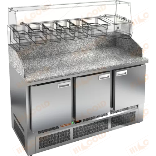 Стол для пиццы HICOLD PZE3-111/GN