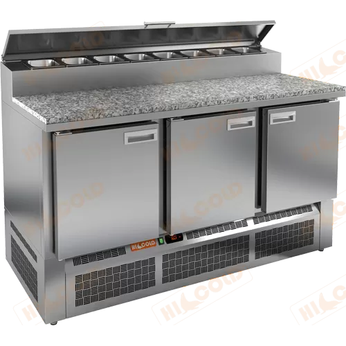 Стол для пиццы HICOLD PZE2-111/GN камень