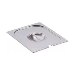 КРЫШКА К ГАСТРОЕМКОСТИ HURAKAN GD-P 1/4 С ОТВЕРСТИЕМ ДЛЯ ЛОЖКИ