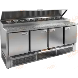 Стол для пиццы HICOLD PZE1-1111/GN камень