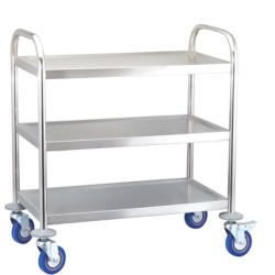 Тележка сервировочная CuisinAid 3 полки 810х460хH850 мм CD-RST3B