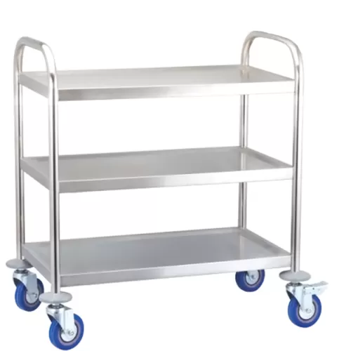 Тележка сервировочная CuisinAid 3 полки 810х460хH850 мм CD-RST3B