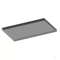 Противень Restoinox 354х325х10 нержавеющий 4 борта, перфорированный