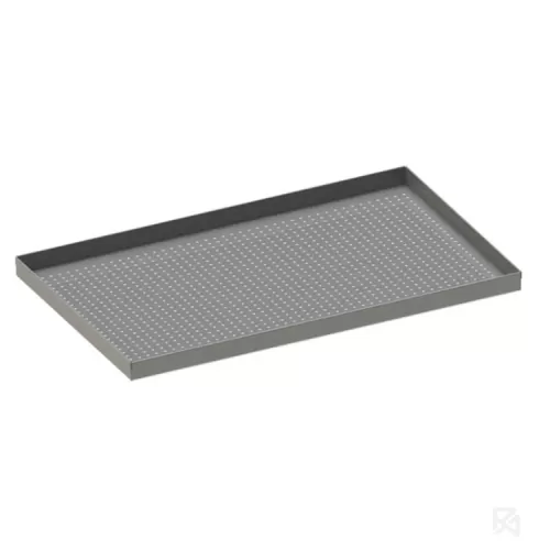 Противень Restoinox 600х400х10 нержавеющий 4 борта, перфорированный