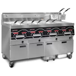 Фритюрница Evolution Elite газ., четыре зоны, 8 корзинок Henny Penny EEG 244