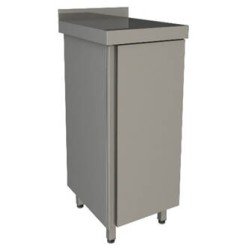 Рукомойник напольный закрытый Restoinox 400х400х850 с бортом и распашной дверью