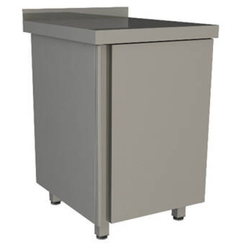 Рукомойник напольный закрытый Restoinox 500х600х850 с бортом и распашной дверью