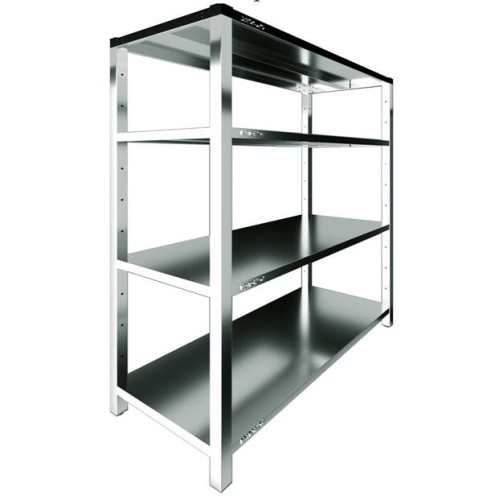 Стеллаж производственный Restoinox 1000х300х1800 каркас - нерж. профиль 40х40