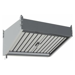 Зонт вытяжной пристенный  (без козырька) Restoinox 1000х1000х400