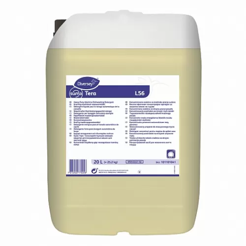 Сильнодействующее моющее средство Diversey Professional Suma Tera L56 для посудомоечных машин для жесткой воды 20 л