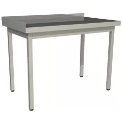 Стол производственный Restoinox 1000х700х850 нерж. профиль 40х40, два борта (борт слева)