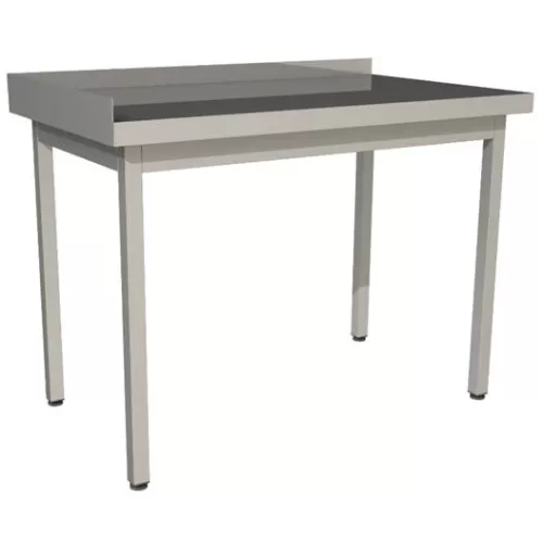Стол производственный Restoinox 1000х700х850 нерж. профиль 40х40, два борта (борт слева)