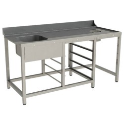 Стол входной для посудомоечной машины Restoinox 1700х740х850