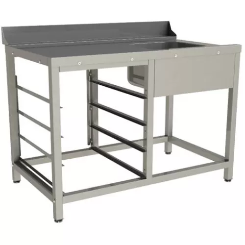 Стол входной для посудомоечной машины Restoinox 1200х740х850